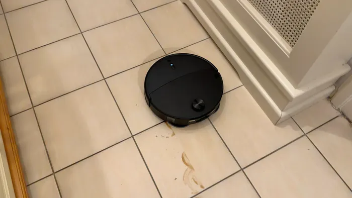 Partea de mop funcționează foarte bine cu subtanțe dificile la Roborock Qrevo Edge 2