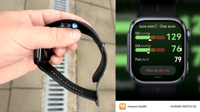 Manșeta pneumatică este ingredientul secret al HUAWEI WATCH D3