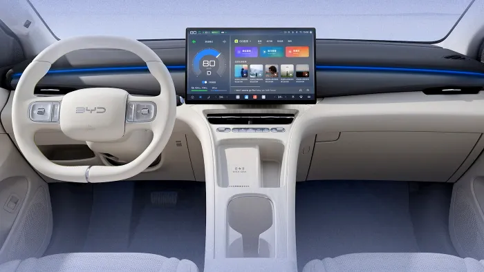 Noua generație BYD Seagull - interior