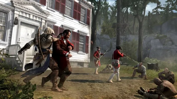 Assassin's Creed III assassination