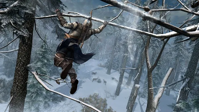 Assassin's Creed III climbing