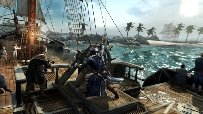 Assassin's Creed III naval battle