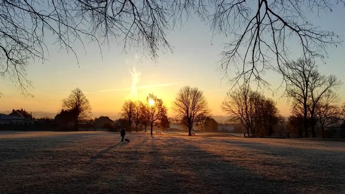 Peisaj de toamnă târzie - iarnă.