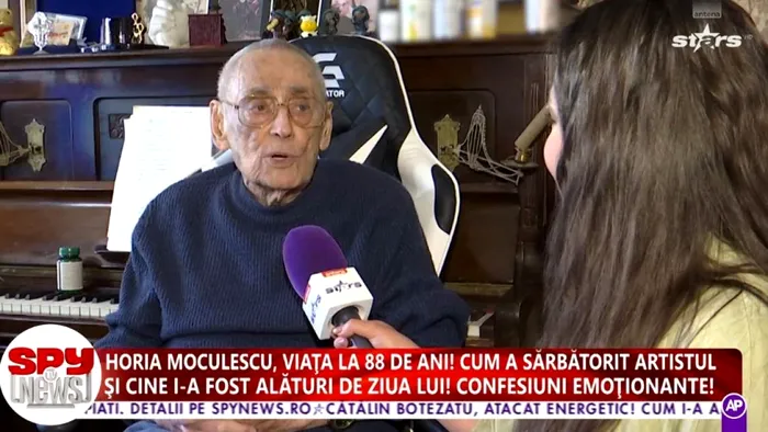 Imagini triste cu Horia Moculescu, la 88 de ani