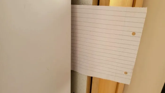 Cum faci testul cu foaia de hârtie?