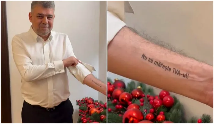Marcel Ciolacu și-a făcut un tatuaj după Ordonanța Trenuleț