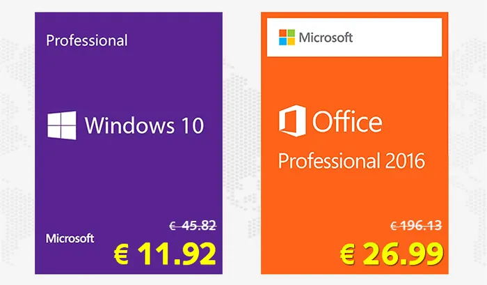 cod microsoft windows 10 office
