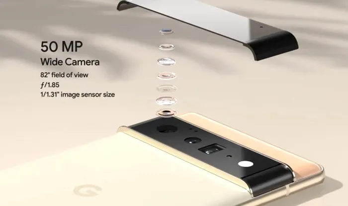 Google Pixel Fold 6 senzor camera foto