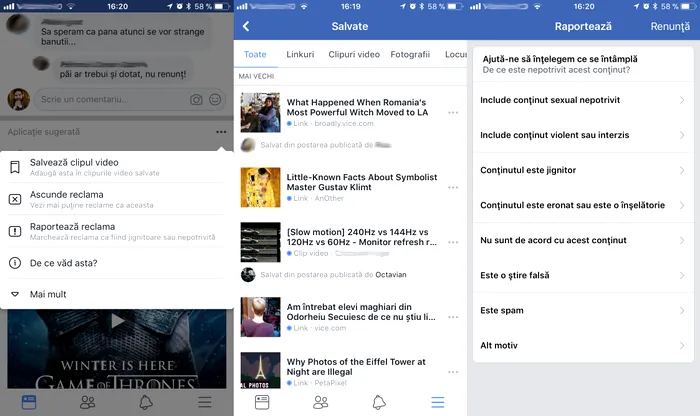 facebook dependenta recomandari