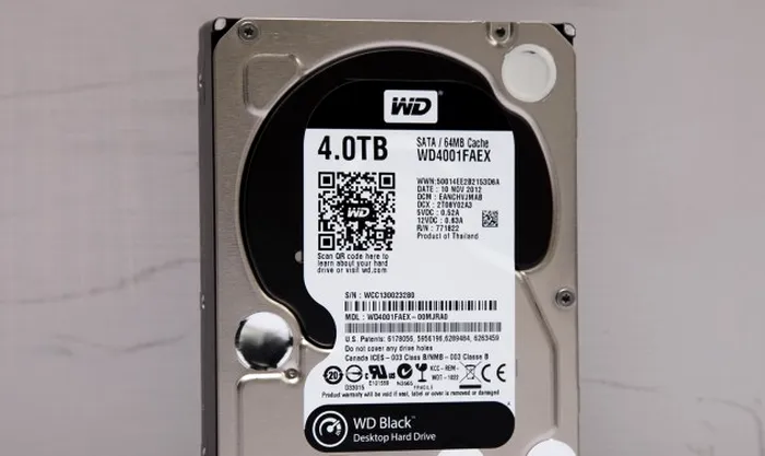 WD4001FAEX HDD 4TB
