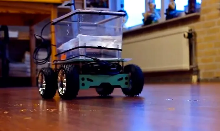 FishCar peste pe roţi arduino