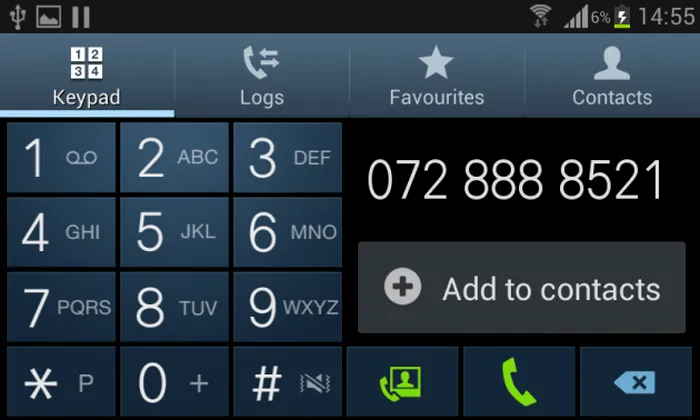 Samsung Galaxy S3 Mini Telefonie