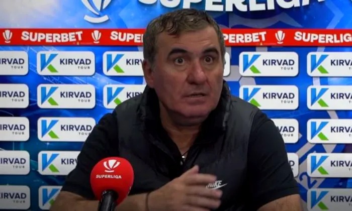 Gică Hagi, scos de pe teren. Antrenorul a fost suspendat, s-a întâmplat chiar după meciul Farul Constanța - Hermannstadt