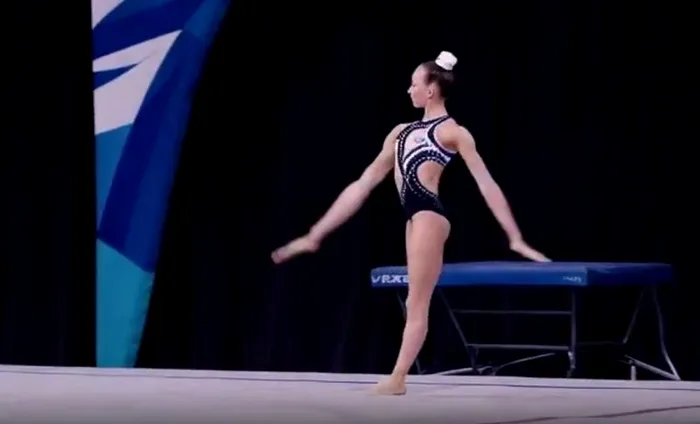 Gimnasta video generat cu AI Sora