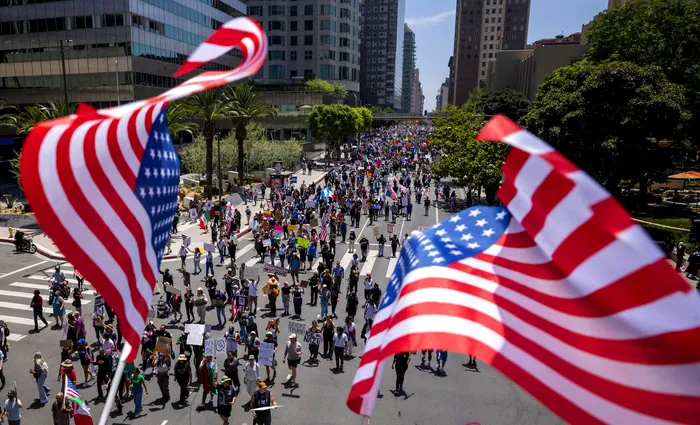 Statele Unite imagine protest no king