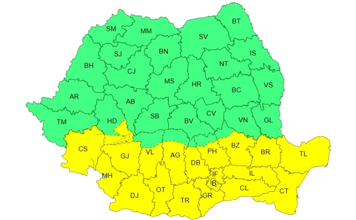 Cod galben de vânt puternic