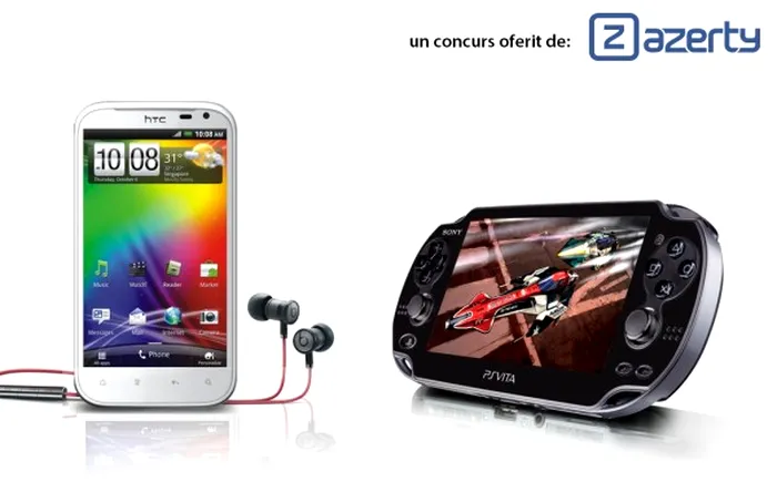 Castiga un Smartphone HTC si un PS VITA 