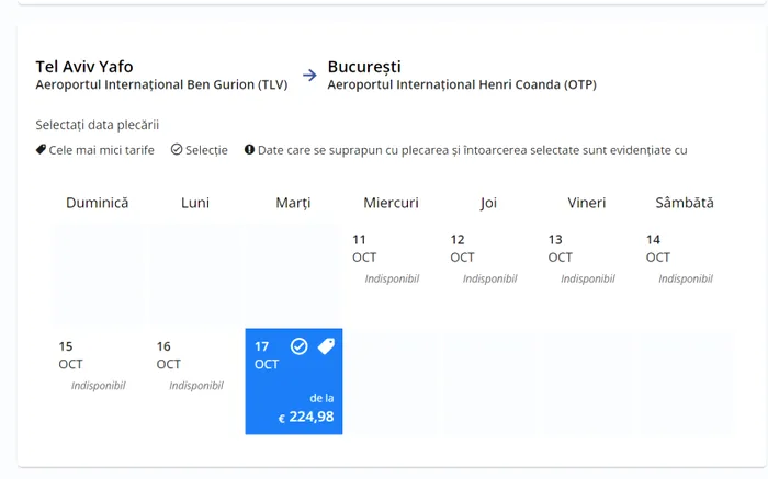 Cât costă un bilet TAROM