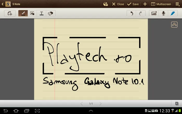 Samsung Galaxy Note 10.1 Snote
