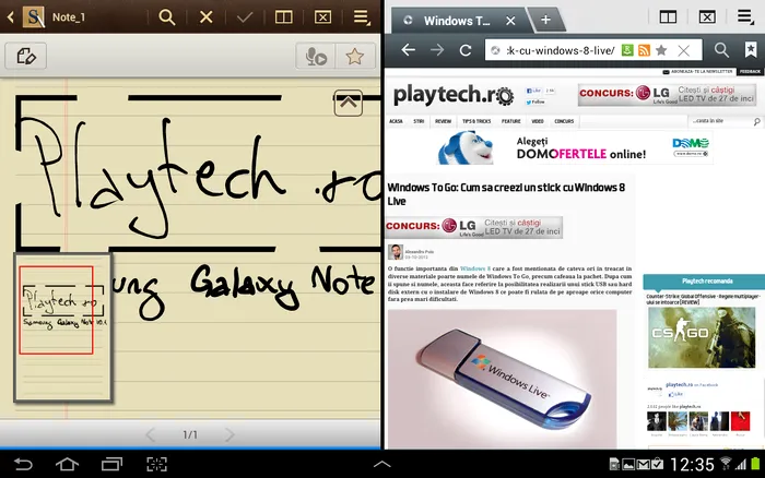 Samsung Galaxy Note 10.1 Multiscreen