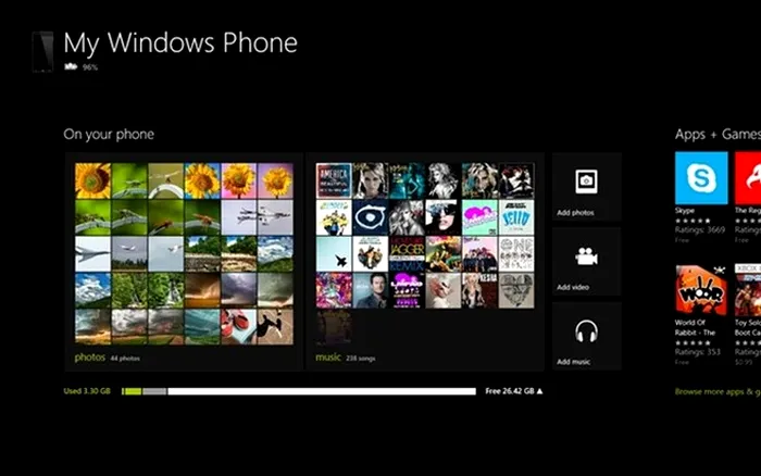 Windows Phone Windows RT