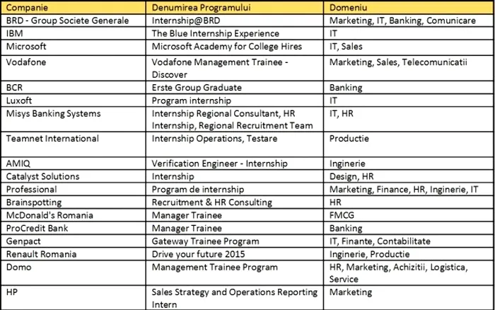 angajatori de top top companii