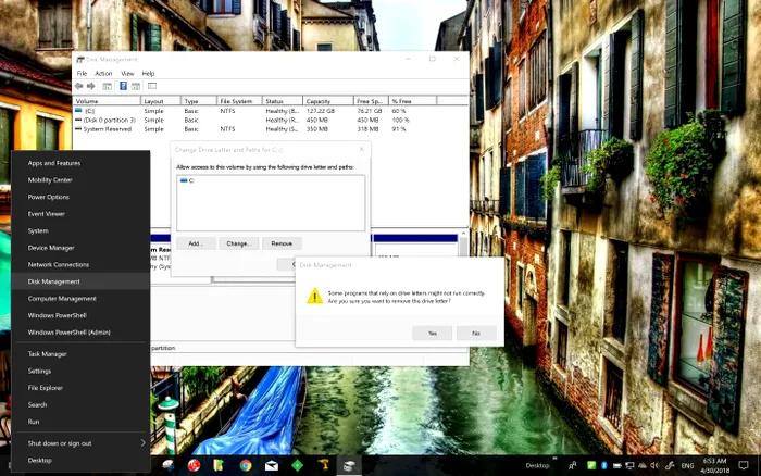 Cum ascunzi o partitie pe Windows