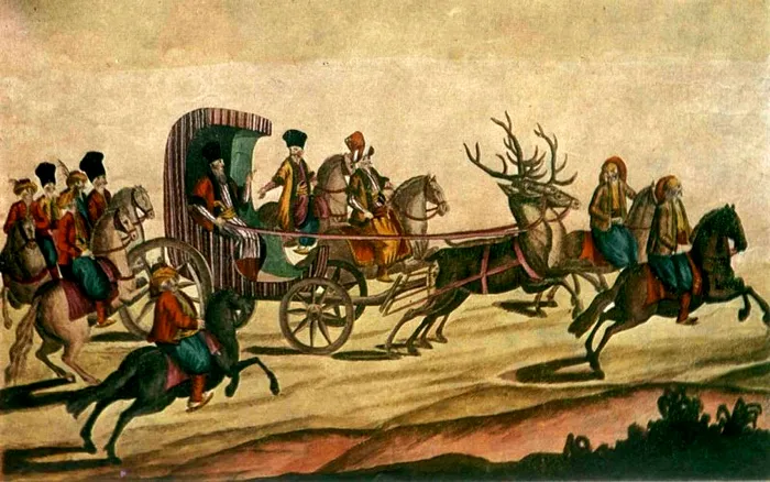 Nicolae Mavrogheni si trasura trasa de cerbi