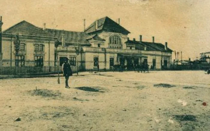 Gara Buzau, unde se afla restaurantul administrat de marele dramaturg