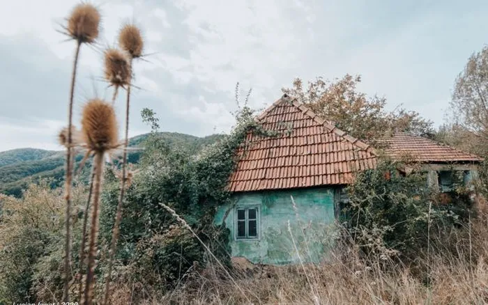 Satul-fantomă din România. Natura a înghițit cele mai multe case ale românilor din zonă