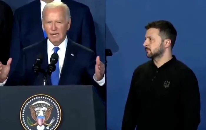 Zelensky - Biden - Vladimir Putin