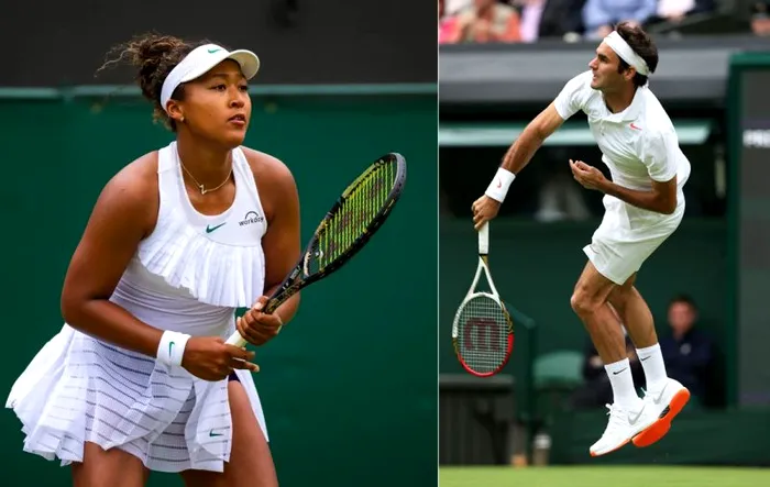 Naomi Osaka si Roger Federer