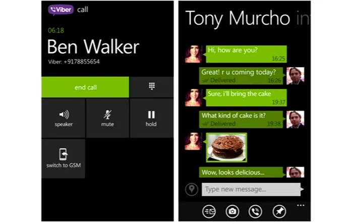 Viber Windows Phone 8
