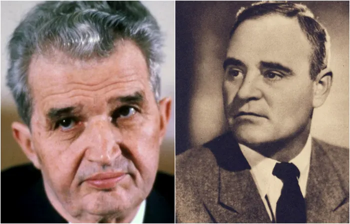 Nicolae Ceușescu și Gheorghe Gheorghiu Dej