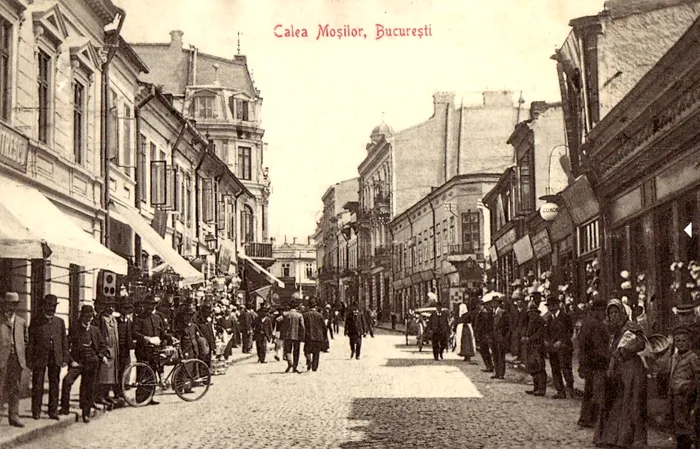 Hanul Solacolu, Calea Moșilor, sfârșitul sec al XIX-lea. Fotografie de epocă
