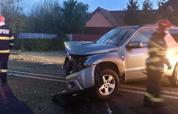 Accident produs la ieșirea din Timișoara