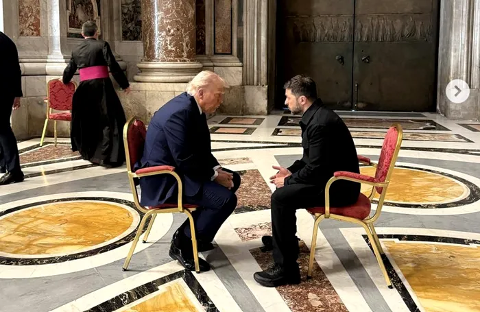 Trump și Zelenski față în față la Roma 1