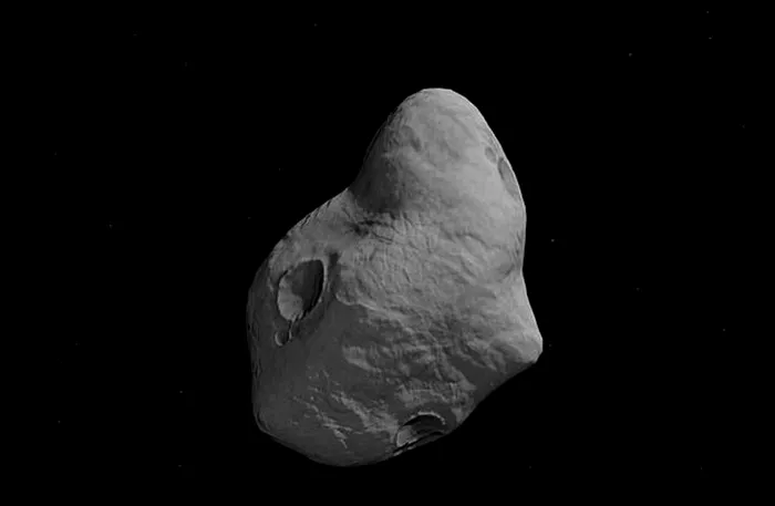 Asteroidul 2024 XN1 (foto) are dimensiunea unui bloc cu zece etaje și ar putea atinge până la 70 de metri, potrivit estimărilor Agenției Spațiale Europene.