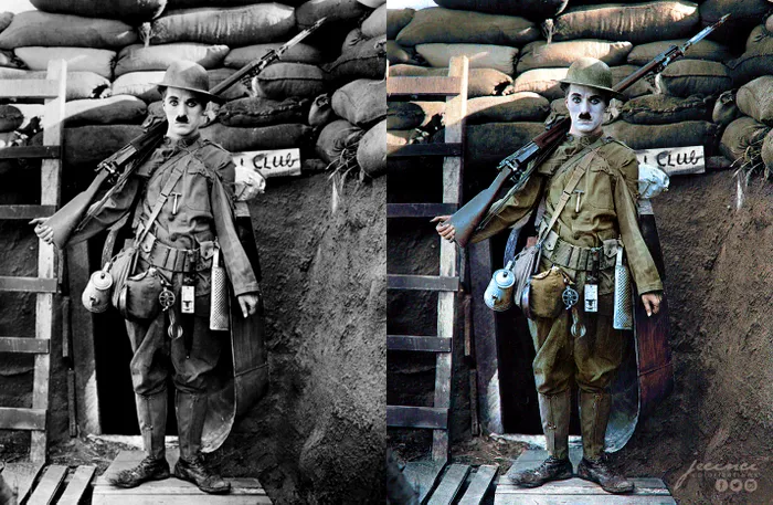 Charlie Chaplin - Shoulder Arms 1918