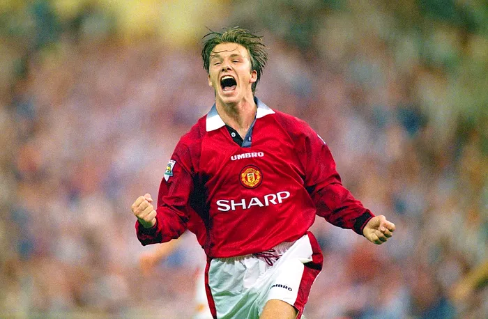 David Beckham la Manchester United. Foto Getty Images via Eurosport