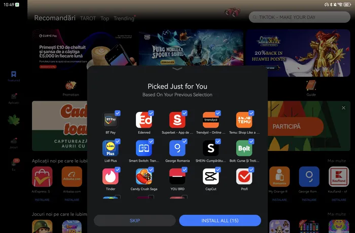 Magazinul virtual HUAWEI AppGallery