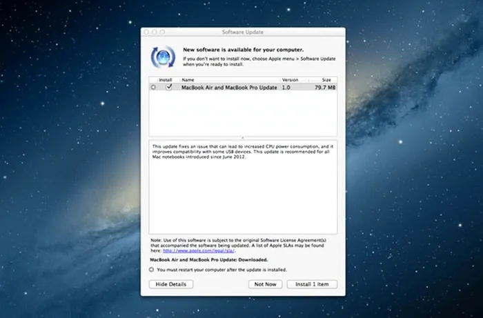 OS X Update