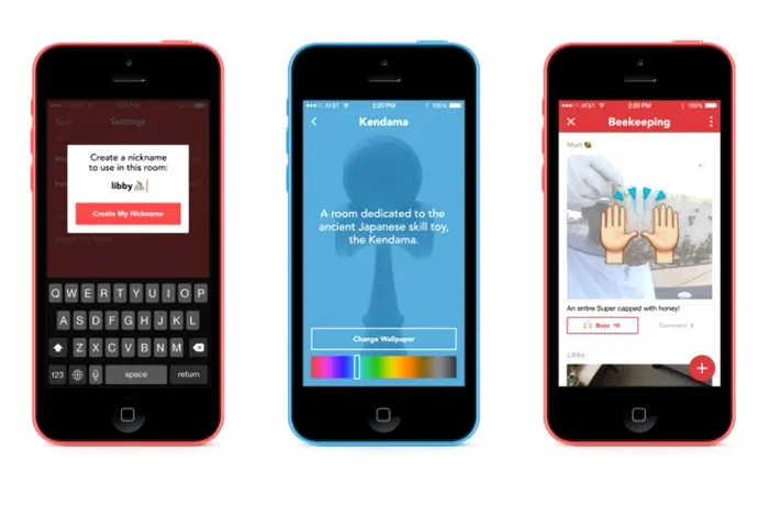 facebook rooms aplicatie