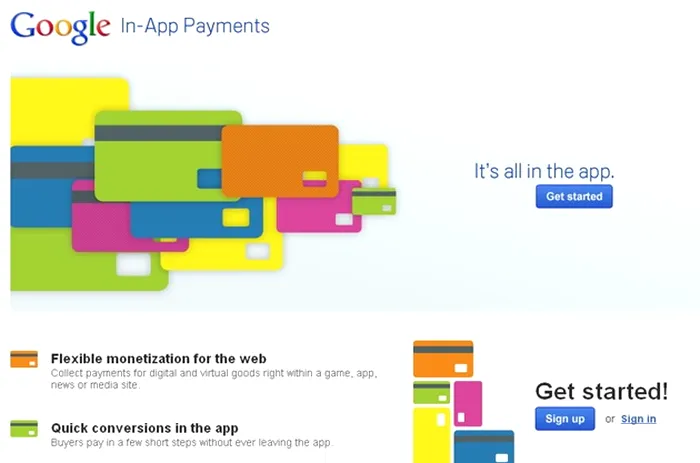 Google In App Payments