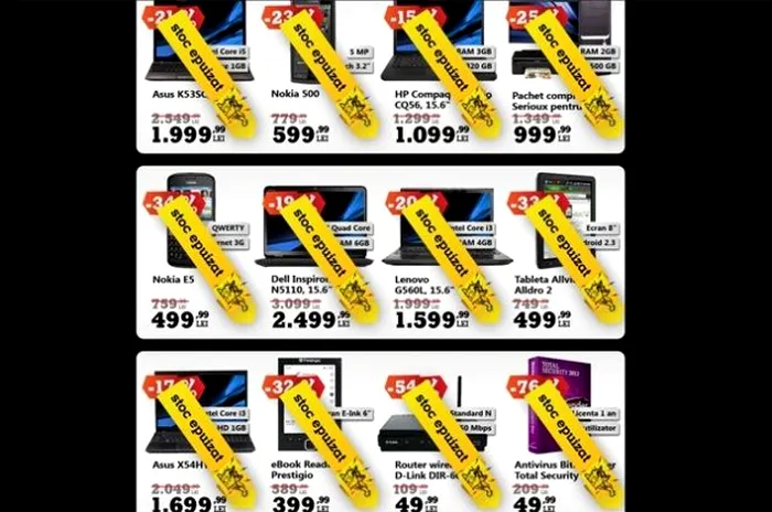 Black Friday Stocuri mici