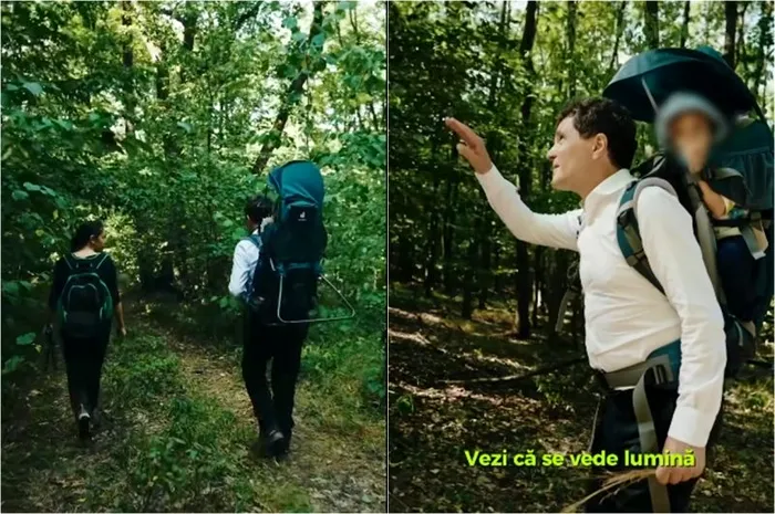 Nicuşor Dan şi Mirabela Grădinaru, drumeţie în natură