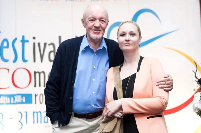 Vladimir Gaitan si fiica sa, Gloria