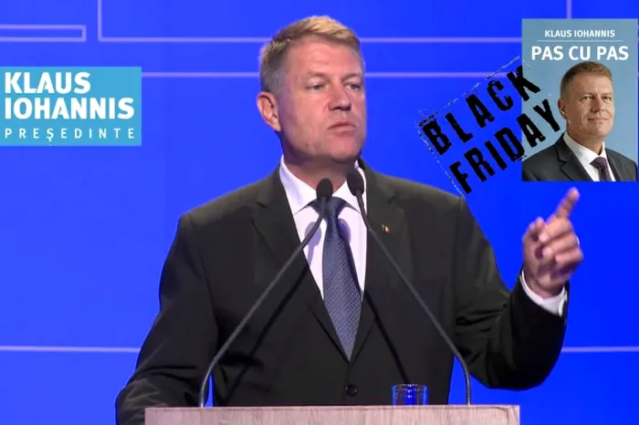 klaus iohannis pas cu pas black friday 2014