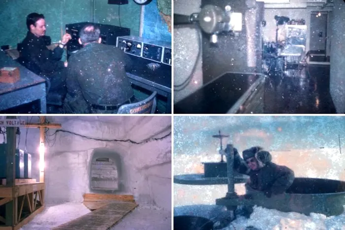 Un operator radio amator este surprins la Camp Century