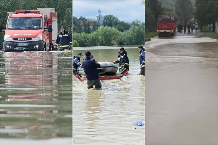 Sute de localitati din Romania sunt afectate de inundatii